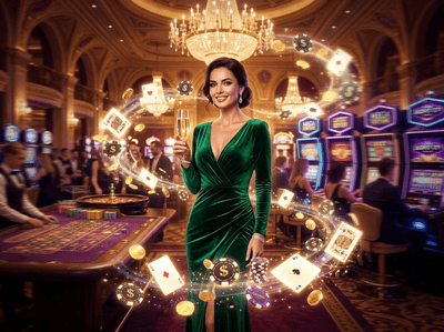Luxurious Bizzo Casino interface with Gothic Dark style